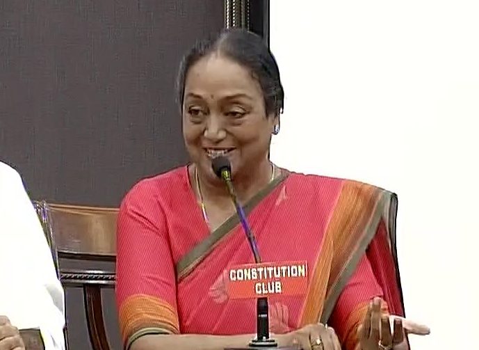 मीरा कुमार ने कहा- ‘मेरी लड़ाई महात्मा गांधी की विचारधारा को आगे ले जाने के लिए है’