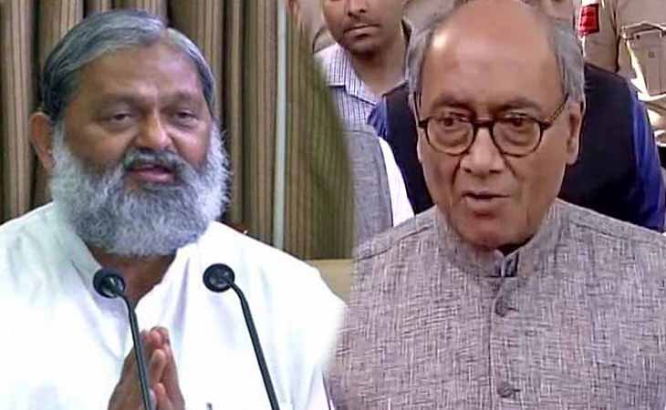 बीजेपी के मंत्री बोले “हिन्दू नहीं होते आंतकवादी”, दिग्विजय बोले “संघी होते हैं”