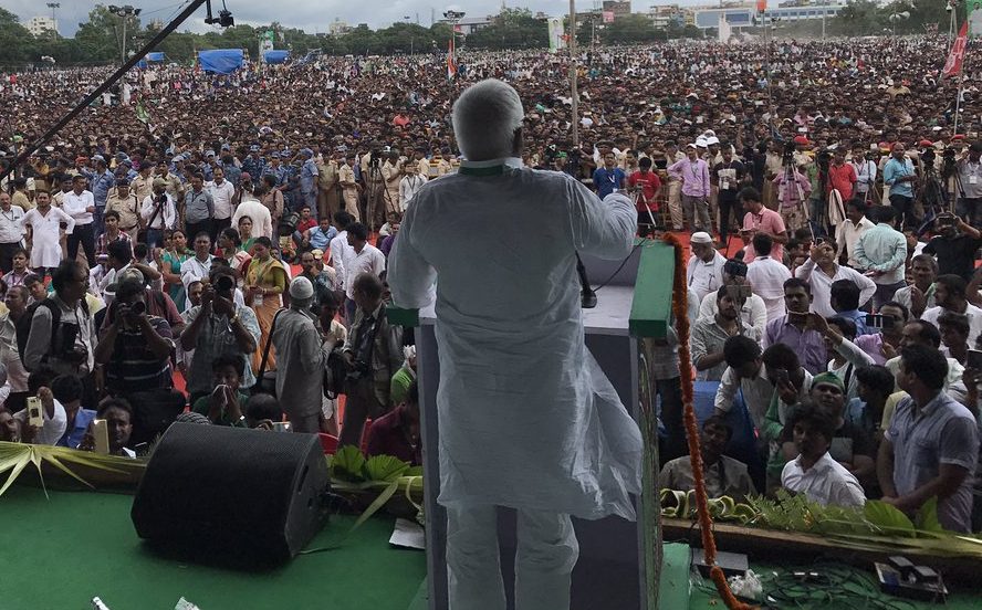 LIVE: हम फासिस्ट और कम्युनल दंगाई वाली ताकत को दिल्ली की गद्दी से उतार देंगे: लालू