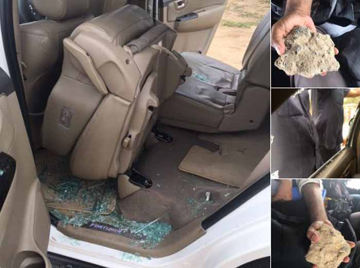 गुजरात में राहुल की कार पर हमला, एसपीजी कमांडो घायल