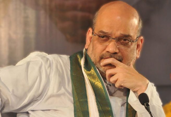 तिरुपति में अमित शाह के काफिले पर पथराव