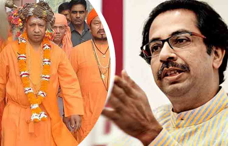 शिवसेना ने योगी आदित्यनाथ को कहा ‘ढोंगी’, बीजेपी को बताया ‘पागल खूनी’