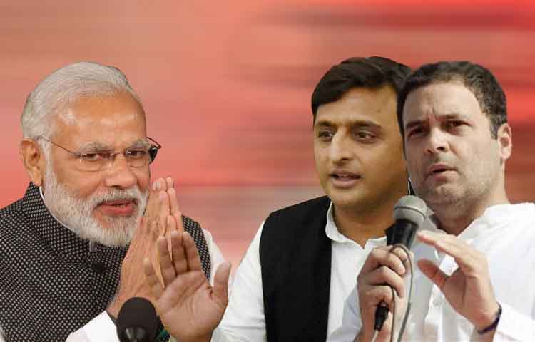 पीएम के रोड शो पर राहुल और अखिलेश ने उठाये सवाल