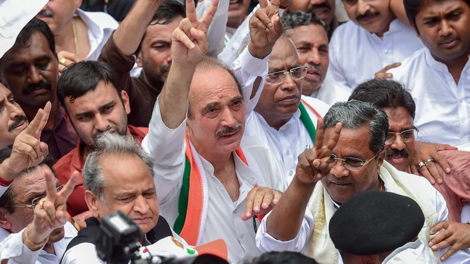 अमित शाह और येदुरप्पा की चालो पर भारी पड़े गहलोत और आज़ाद के दांव