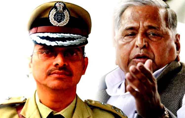 मुलायम ने ही दी थी आईपीएस को फोन पर धमकी