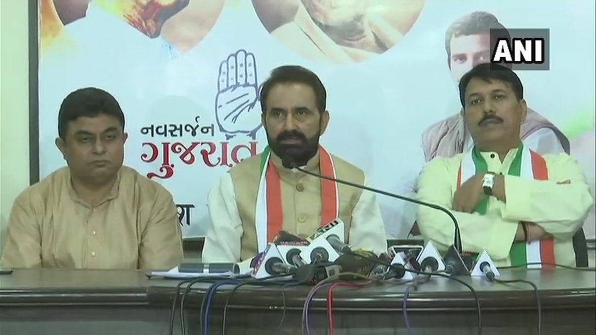 कांग्रेस नेता शक्ति सिंह गोहिल करेंगे गुजरात के सीएम पर मानहानि का केस