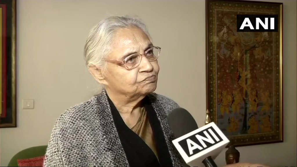 दिल्ली में आम आदमी पार्टी के साथ गठबंधन पर शीला दीक्षित ने जताई सहमति