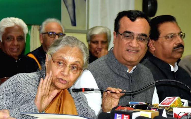 दिल्ली में एक बार फिर शीला दीक्षित को मिली कांग्रेस की कमान
