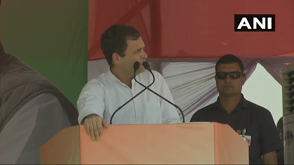 पूर्णिया में राहुल गांधी: पीएम मोदी गरीबो के नहीं बल्कि अनिल अंबानी के चौकीदार