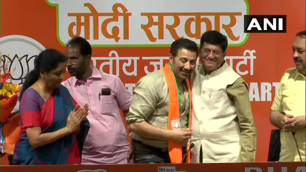 सनी देओल बीजेपी में शामिल, गुरुदासपुर से हो सकते हैं उम्मीदवार