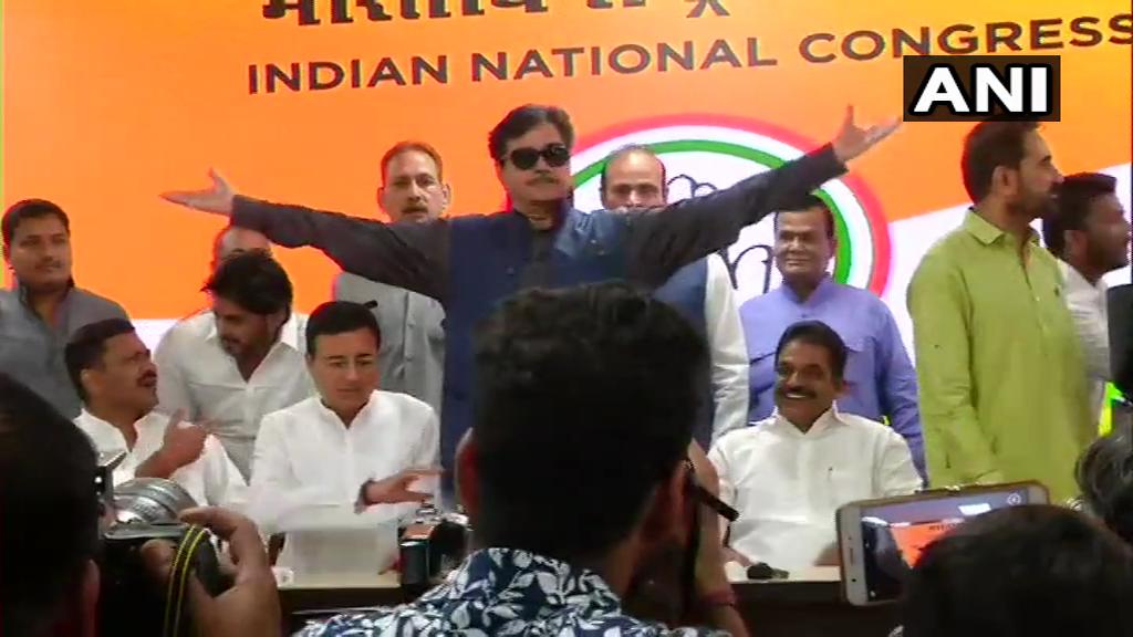 कांग्रेस में शामिल हुए शत्रुघ्न सिन्हा, कांग्रेस ज्वाइन करने पर कही ये बड़ी बात