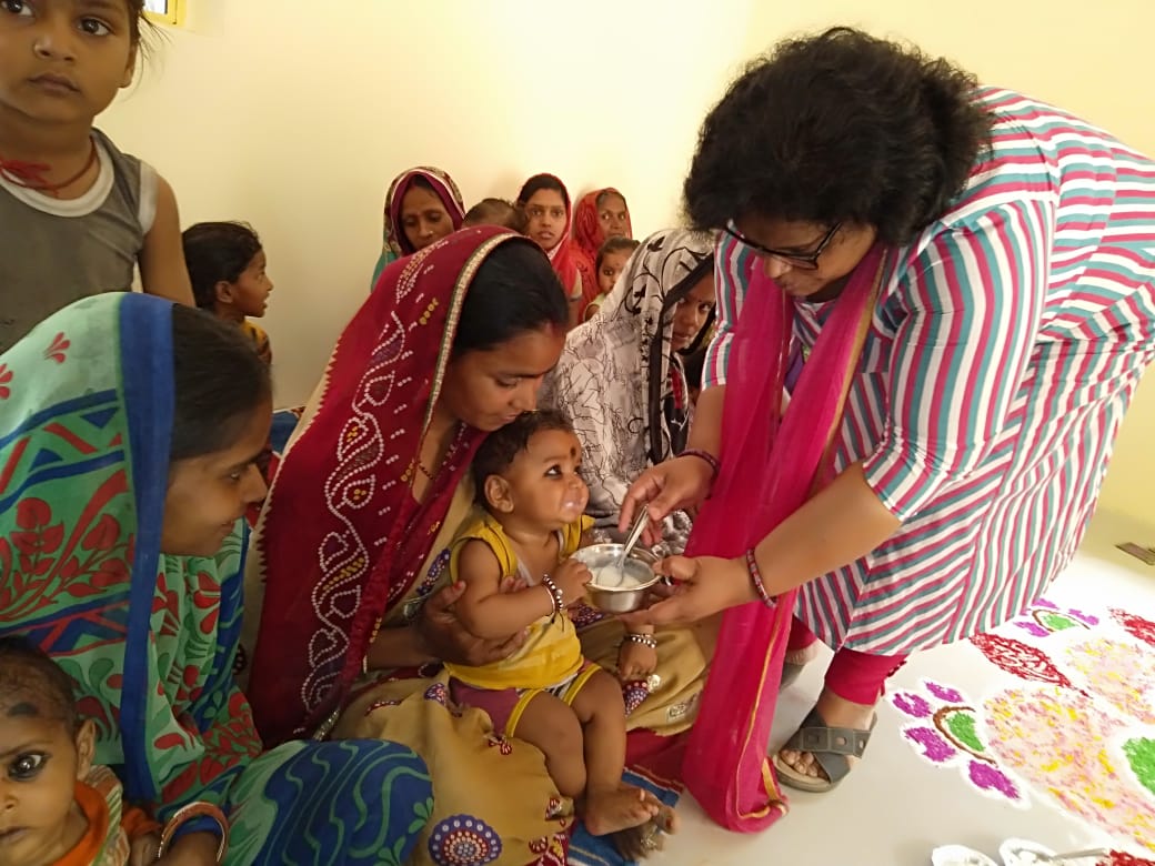 अन्नप्राशन दिवस पर अनुपूरक आहार के महत्व पर दिया गया जोर