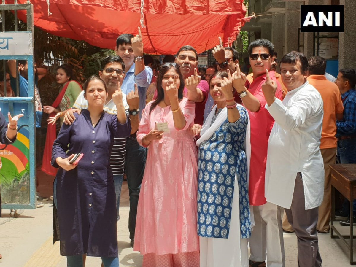 लोकसभा चुनाव के छठे चरण में 63.04 फीसदी वोटिंग, दिल्ली में 58.93 फीसदी मतदान