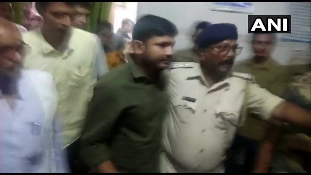 चमकी बुखार पीड़ितों से मिलने मुजफ्फरपुर पहुंचे कन्हैया कुमार