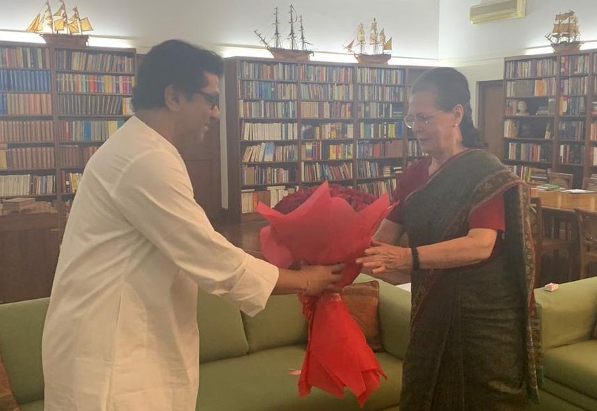 सोनिया गांधी से मिले राज ठाकरे, महाराष्ट्र विधानसभा चुनाव को लेकर हुई बातचीत