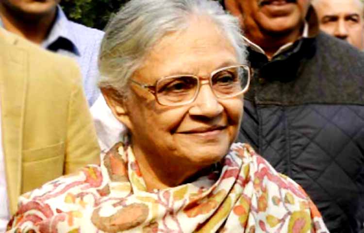 दिल्ली की पूर्व मुख्यमंत्री शीला दीक्षित का निधन