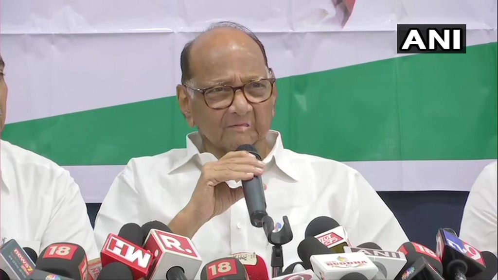 ईडी की एफआईआर पर शरद पवार की चुनौती, 27 को खुद जायेंगे ईडी के दफ्तर