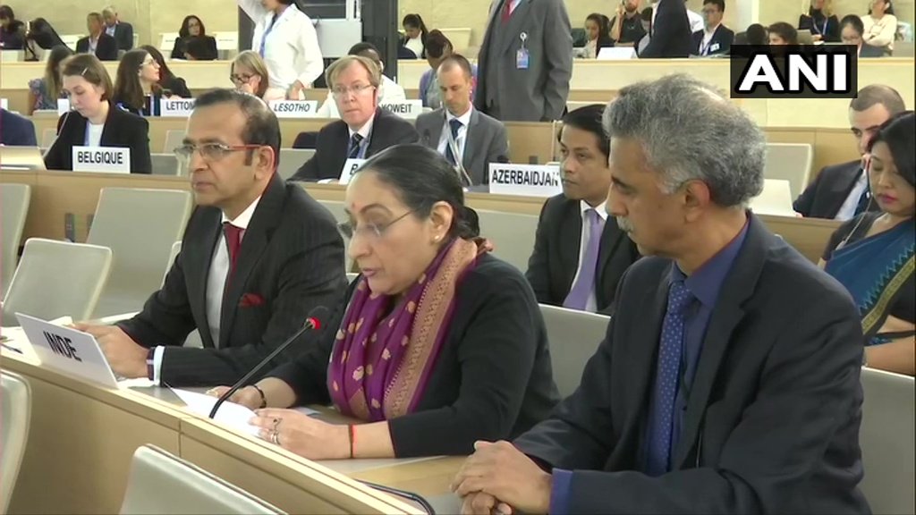 संयुक्त राष्ट्र मानवाधिकार परिषद सम्मेलन: पाक ने उठाया कश्मीर मुद्दा, भारत ने दिया ये जबाव