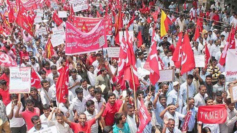 मोदी सरकार की आर्थिक नीतियों के विरोध में ट्रेड यूनियनों ने किया भारत बंद का एलान