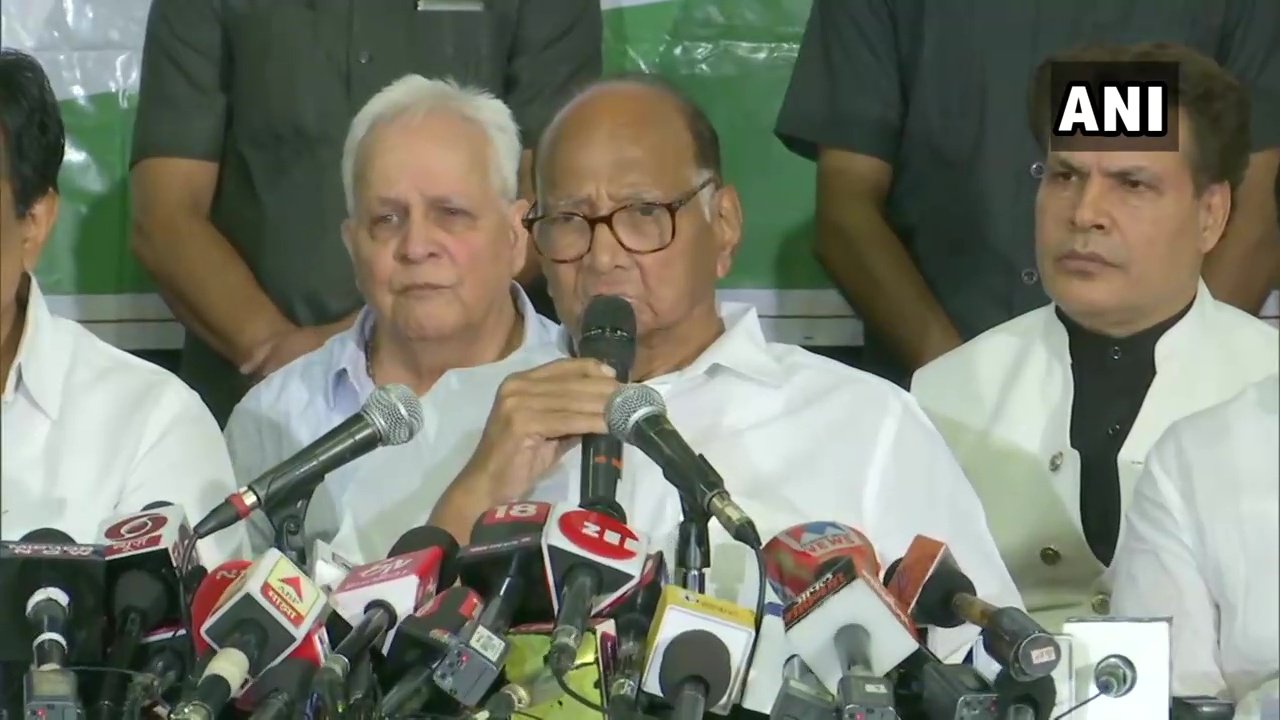 शरद पवार का बड़ा एलान, विपक्ष में ही बैठेगी एनसीपी