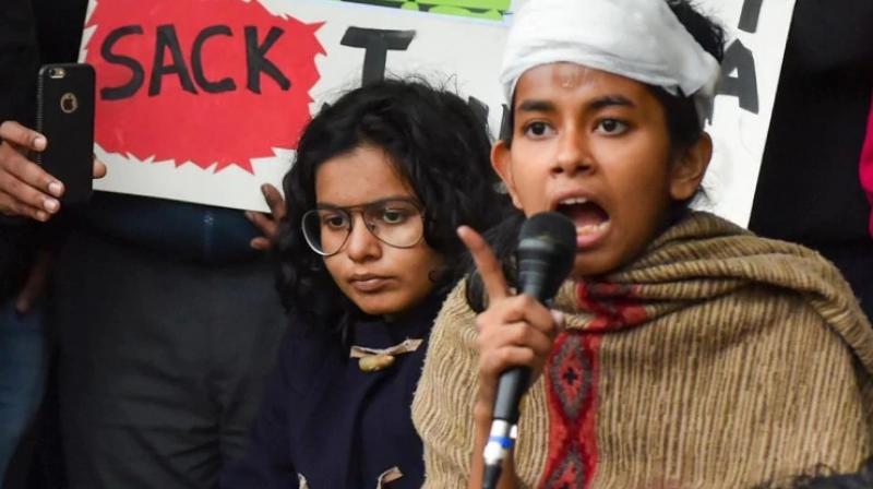 Case registered against JNUSU president Aishe Ghosh and 19 others in JNU Violence