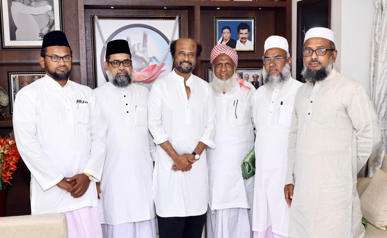 रजनीकांत से मिले जमातुल उलेमा के नेता, एनपीआर के खिलाफ आवाज़ उठाने का आह्वान