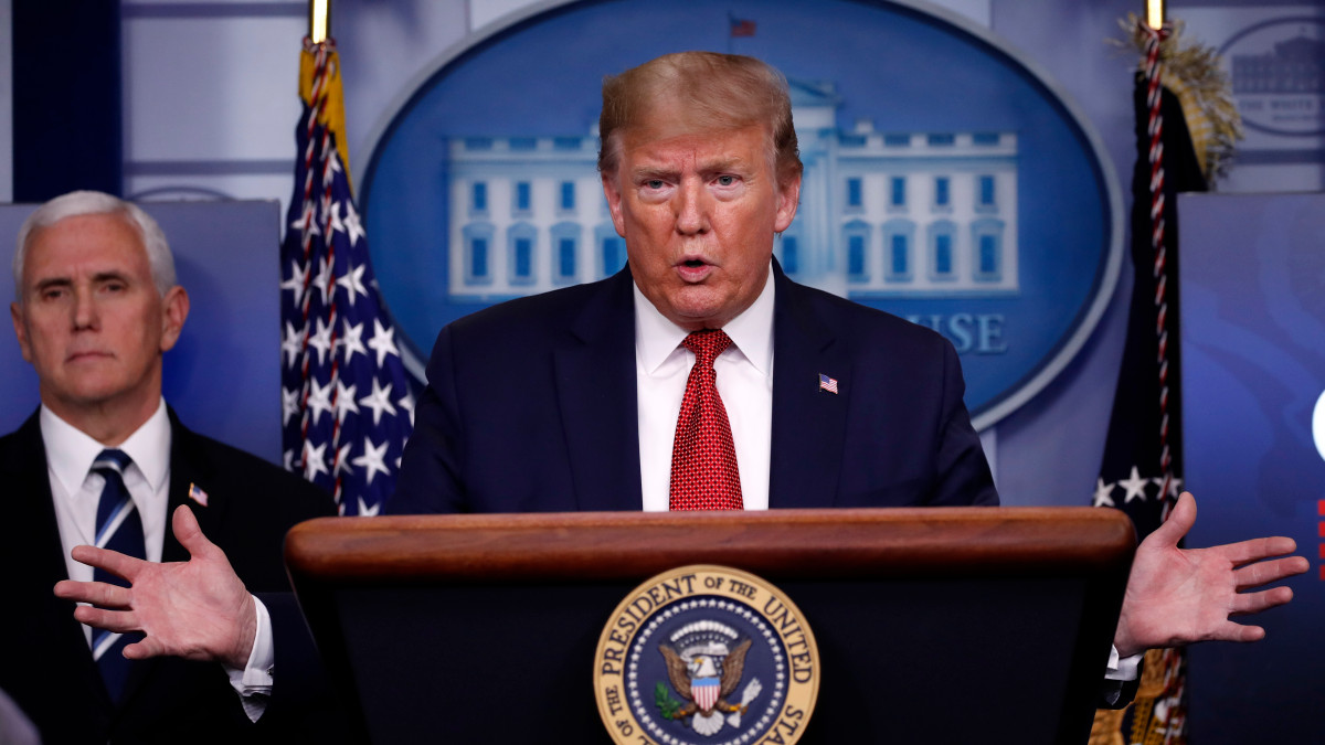 Trump says, ‘I was being ‘sarcastic’ when I made disinfectant comment’