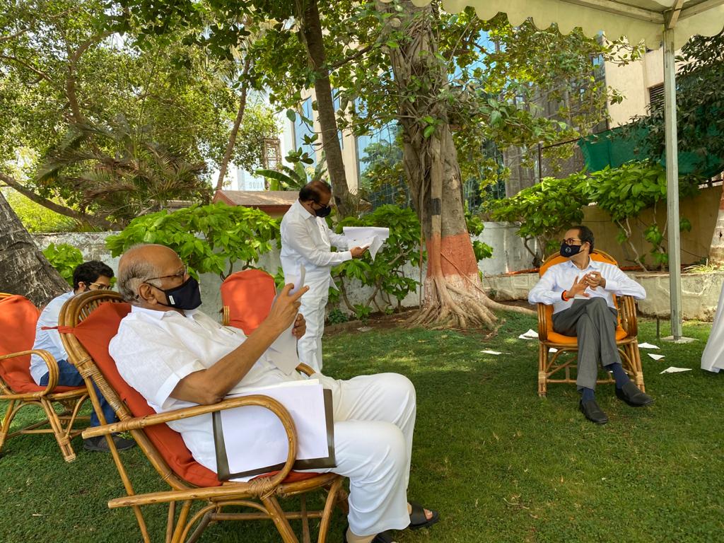 उद्धव-पवार की मुलाकात, संजय राउत की बीजेपी को खुली चुनौती