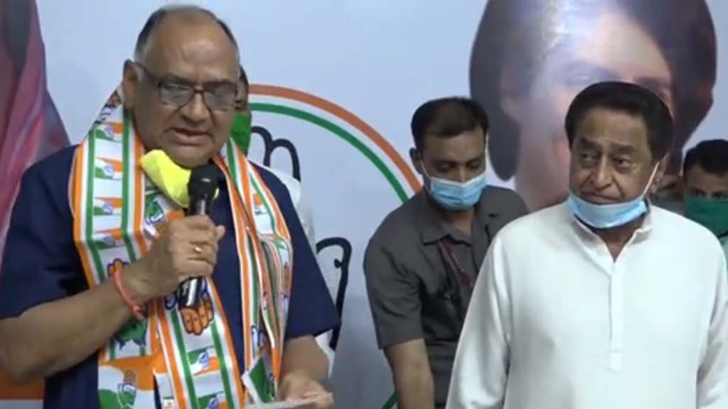 मध्यप्रदेश: पूर्व मंत्री और बीजेपी नेता अपने 400 से अधिक समर्थको के साथ कांग्रेस में शामिल