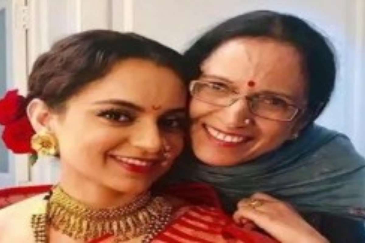 साफ़ हुई तस्वीर: कंगना रनौत की मां बीजेपी में शामिल