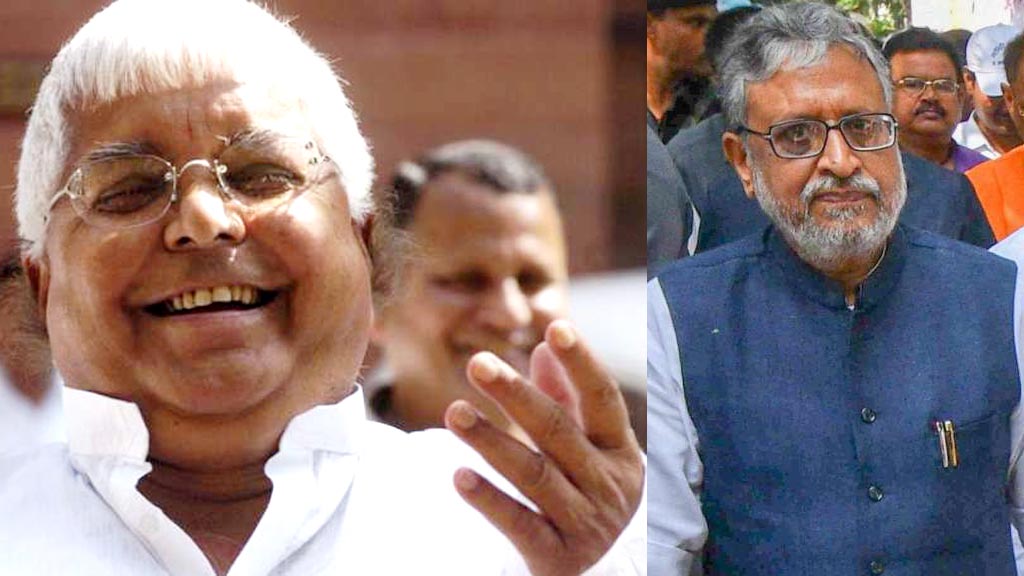 सुशील मोदी का आरोप: लालू यादव रांची से एनडीए विधायकों को कर रहे फोन