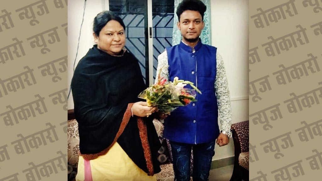 जनसमस्याओं को लेकर विधायिका सीता सोरेन से मिले युवा समाजसेवी अफजल खान