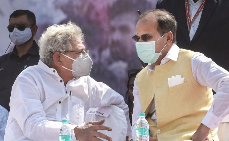 कांग्रेस-लेफ्ट- आईएसएफ ने ब्रिगेड मैदान में संयुक्त रैली कर फूंका चुनावी बिगुल
