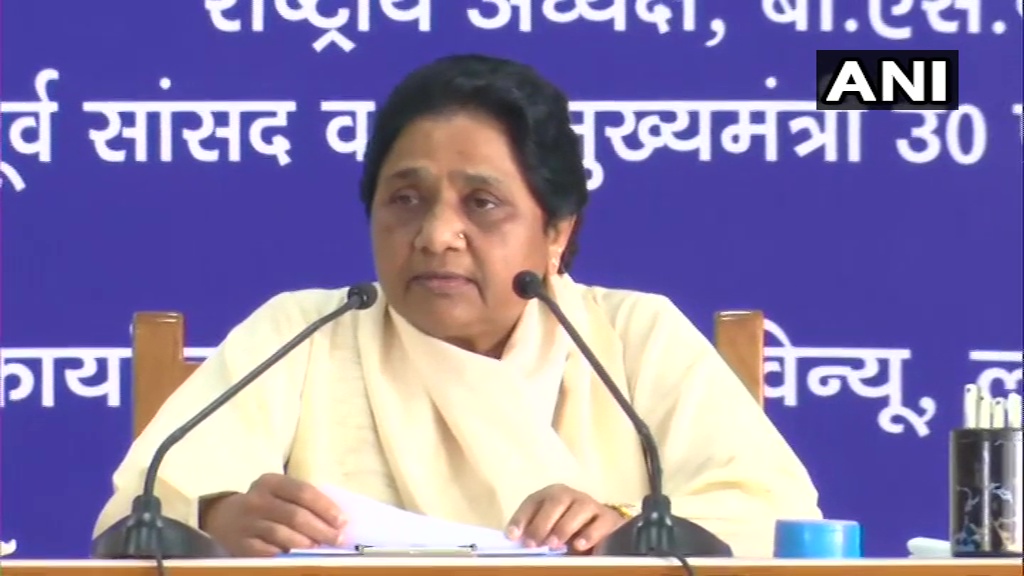 मायावती ने किया एलान, यूपी में अकेले चुनाव लड़ेगी बसपा