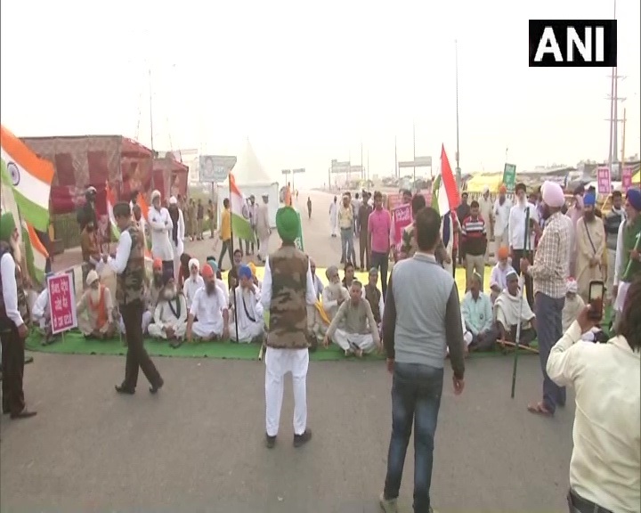कृषि कानूनों के खिलाफ किसानो के भारत बंद का आंशिक असर