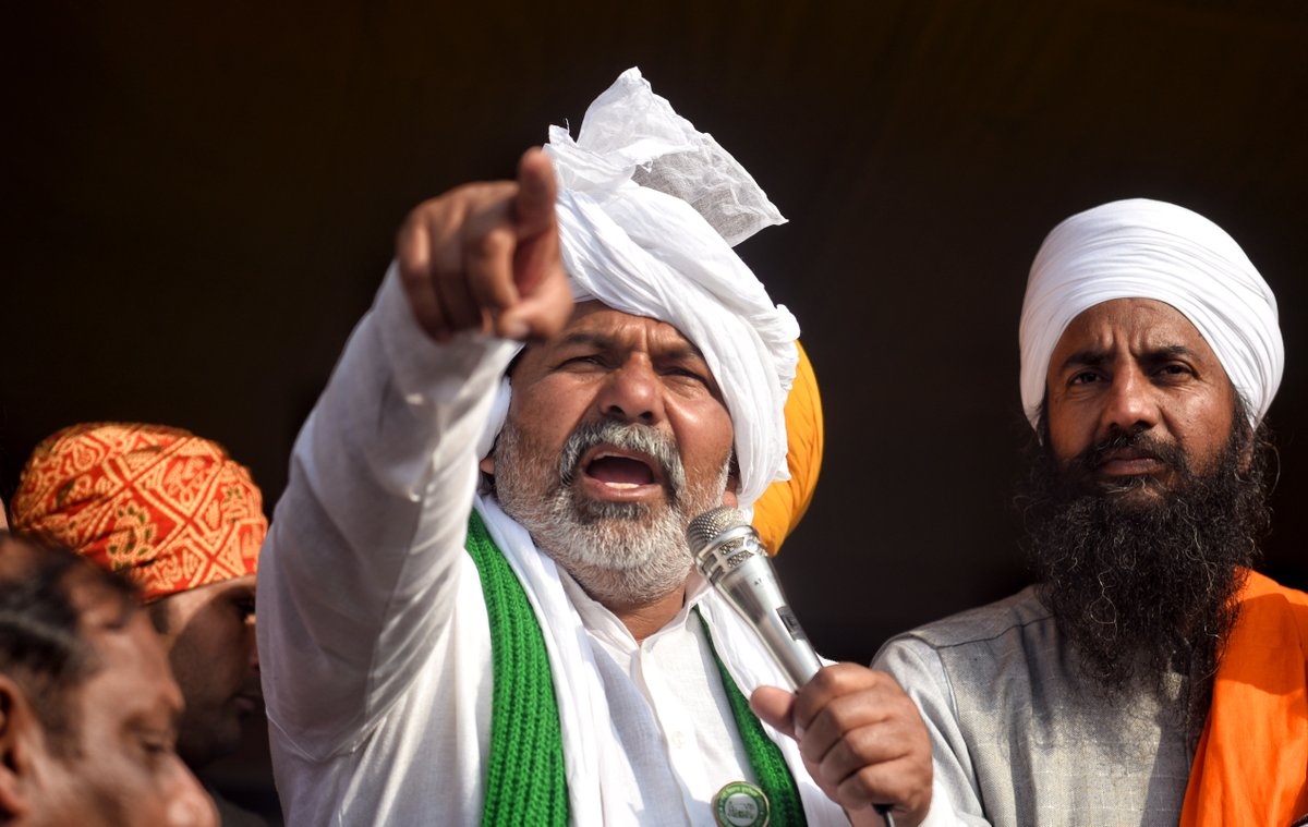 किसान आंदोलन को शाहीनबाग आंदोलन समझने की भूल न करे सरकार: टिकैत