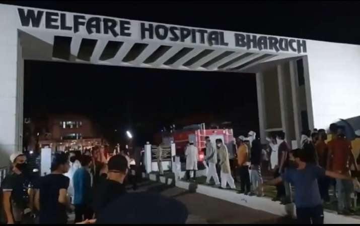भरूच के अस्पताल में आग लगने से 14 कोरोना मरीजों सहित 16 की मौत