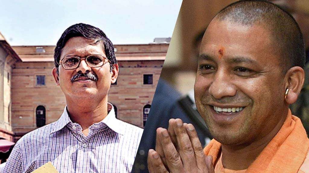 महंगा पड़ा सीएम योगी के खिलाफ चुनाव लड़ने का एलान, पूर्व IPS व पत्नी के खिलाफ मामला दर्ज