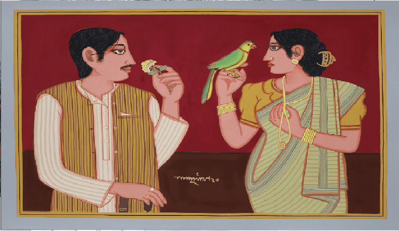 लालू प्रसाद शॉ की कलाकृतियों की प्रदर्शनी