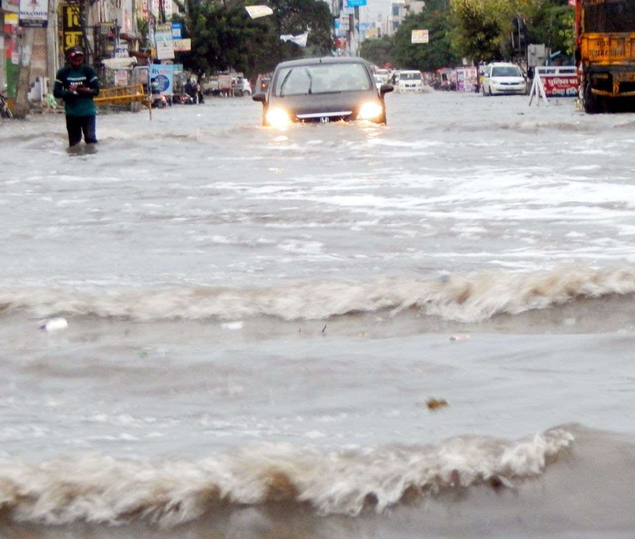 राजस्‍थान में कई जगह भारी बारिश