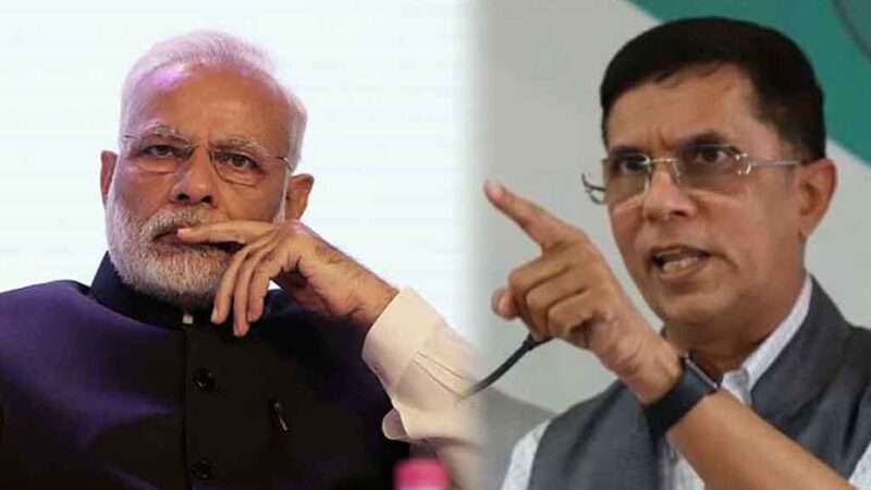 चीन पर पीएम मोदी की ख़ामोशी, कांग्रेस ने कहा, “वीर सेना-कायर राजा”